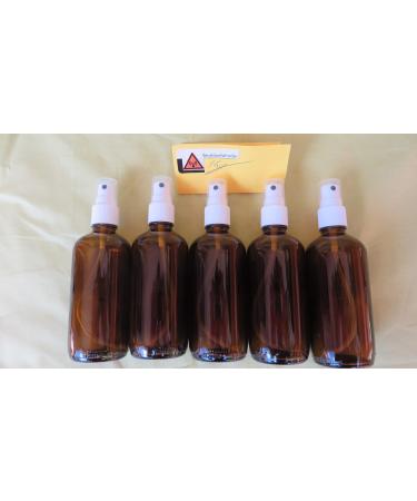 Generic 5 x Pharmacist Spray Bottle 100 ml Glass with Atomizer