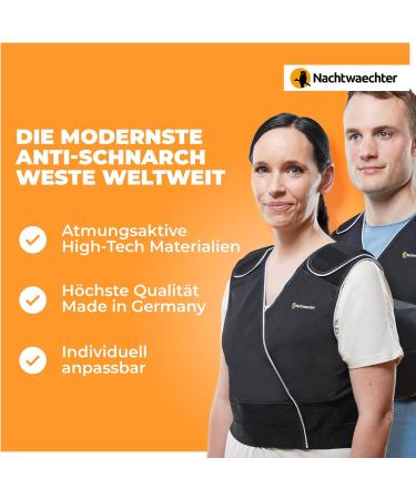 Night Waechter Anti-Snoring Vest 2.0 XL/XXL | Effective Snoring Prevention | Modern Comfort for On-the-Go Relief - Buy Online on GoSupps.com