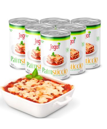 Lasagna Noodles Gluten Free (Pack of 6) | Keto, Low Carb, Healthy Heart of Palm Pasta, 3g of Carbs, Ready to Eat | No Sugar Added by Palmsticcio 14 Ounce (Pack of 6)