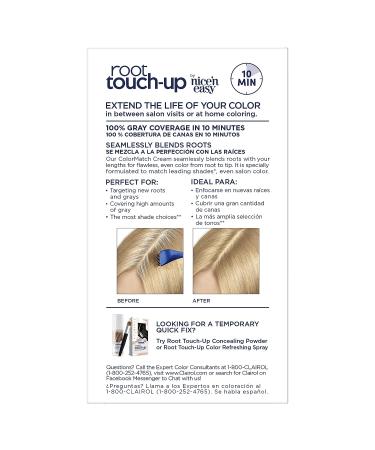 Clairol Root Touch-up 9A Light Ash Blonde Hair Dye 1.1 Fl Oz - Pack of 1 - Buy Online on GoSupps.com