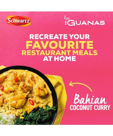 Schwartz x Las Iguanas Bahian Coconut Curry Recipe Mix 25g - Buy Online on GoSupps.com