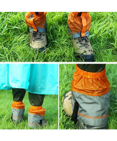 Buy Azarxis Hiking Waterproof Gaiters - Snow & Outdoor Climbing Gaiters for Men & Women - Durable Black Gaiters for All Weather Conditions - Buy Online on GoSupps.com