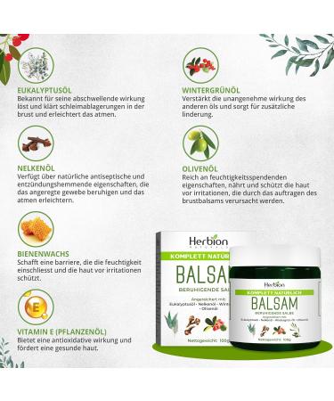  Herbion Naturals Herbion Naturals Balm 100g - Soothing natural ointment with calming vapors (pack of 24) - Buy Online on GoSupps.com