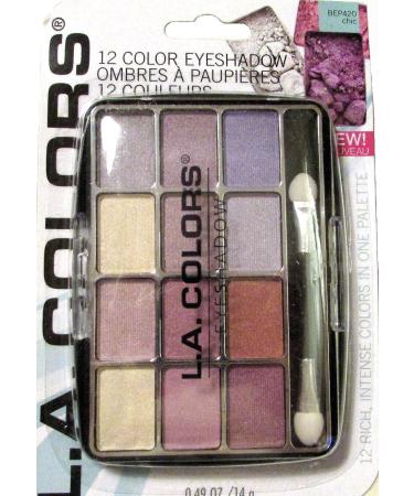 L.A. Colors Expressions  12 Color Eyeshadow  BEP420 Chic  0.49 Oz - Buy Online on GoSupps.com