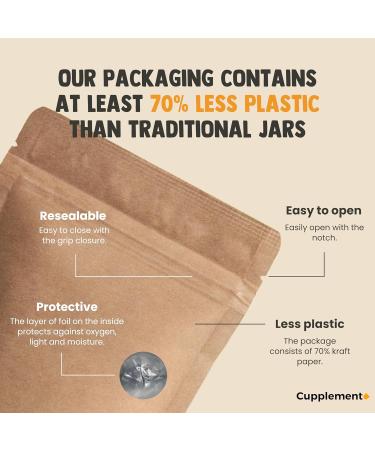 Cupplement - 4 Bags Shiitake 60 Capsules - Free Pill Box - Organic Mushroom - Scoop Free - Mushroom Spurs - Superfood - Shitake - No Extract or Powder - Lentinula Edodes - Buy Online on GoSupps.com