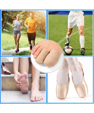Kimihome 8 PCS Gel Toe Caps - Closed Toe Fabric Sleeve Protectors for Corns, Blisters, Calluses - Silicone Cushions for Toe Relief - Buy Online on GoSupps.com