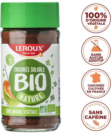 Leroux - Organic Soluble Nature Chicory - 100% Plant-Based - Organic Chicory Grown in France - Rich in Fiber No Added Sugars - Buy Online on GoSupps.com