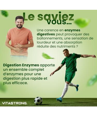  Vitastrong. Vitastrong Complete Digestive Enzymes with cloves patented DigeZyme blend maltodextrin alpha-amylase protease cellulase lipase lactase. Vegan tablets non-GMO gluten-free. - Buy Online on GoSupps.com