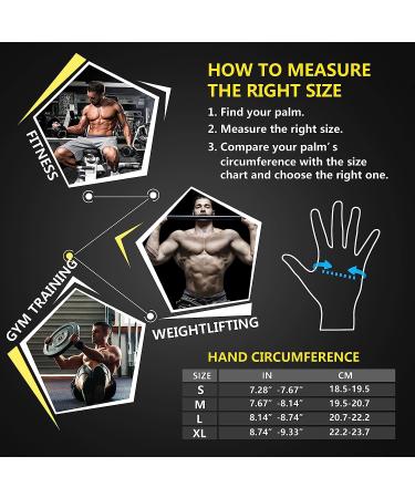 ihuan Weight Lifting Gloves with Wrist Wrap Support | Full Palm Protection | Navy Black M - Buy Online on GoSupps.com