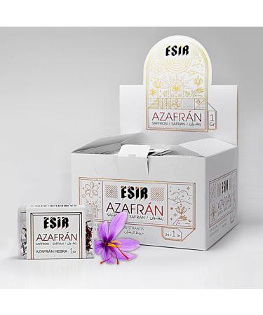 Esir Saffron Pushal, Saffron Yarn 100% Pure & Natural | Saffron Pistils | All Authentic Saffron Red |1.1 g - Pack of 24|