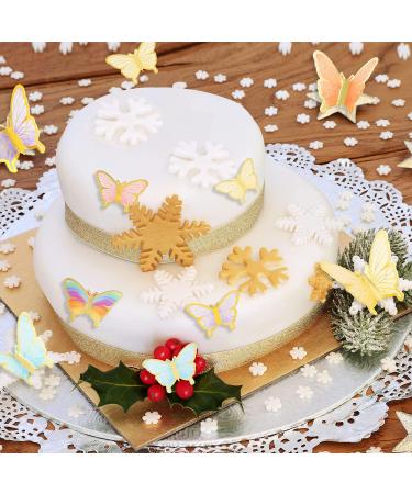 60Pcs Colorful Lively 3D Butterfly Cupcake Topper Cake Wall Butterflies Food Decorations Color Mixed Size for Decorating Baby Shower Girl's Birthday Butterfly Party Supplies - Buy Online on GoSupps.com