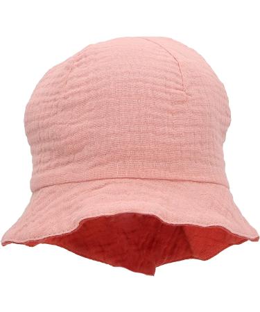 Sterntaler Girls Reversible Sun Hat - Red & Pale Pink | Stylish Sun Protection for Kids - Buy Online on GoSupps.com