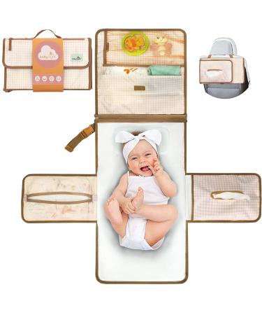 XL portable diaper bag.The diaper bag is a removable bag with 6 compartments as a cultural bag for baby items.Waterproof foldable diaper pad ideal as a gift for newborns. ... Vichy