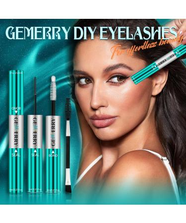 GEMERRY Lash Bond and Seal Waterproof Glue - Long Lasting 72-96 Hours for Lash Clusters & Eyelash Extensions | Home Use Mascara Adhesive - Buy Online on GoSupps.com