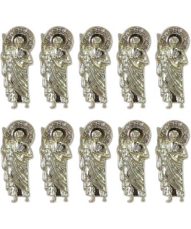 FEIlei Nail Art Charms Metal Nail Rhinestones Alloy Buddha-Nail Crystals Diamonds - Buy Online on GoSupps.com