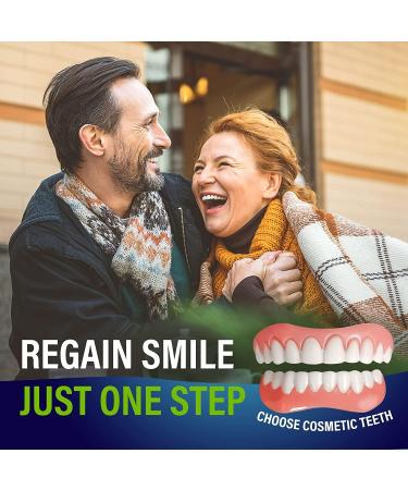 Natural and Comfortable Upper Jaw Dentures - Set of 2, Protect Your Teeth - Buy Online on GoSupps.com