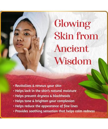 Ayurvedic Skin Nectar - Vegan Fenugreek Serum & Moisturiser for Hydrated Glowing Skin | ROOTS AND HERBS 1.01oz - Buy Online on GoSupps.com