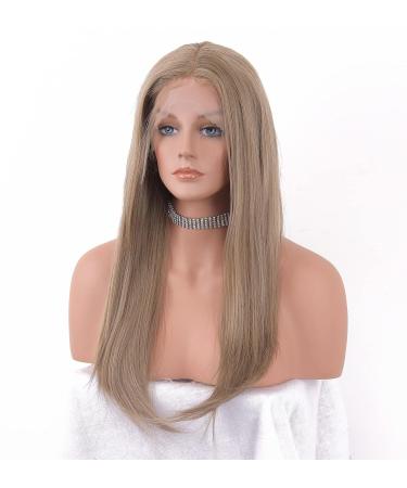 Vebonny Sandy Blonde Lace Front Wig with Baby Hair - Realistic Dirty Blonde Synthetic Wigs for Women #019-1 - Buy Online on GoSupps.com