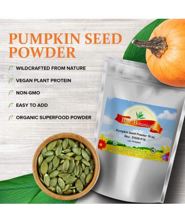 Best Botanicals Pumpkin Seed Powder 16 oz. 1 Pound (Pack of 1) - Buy Online on GoSupps.com