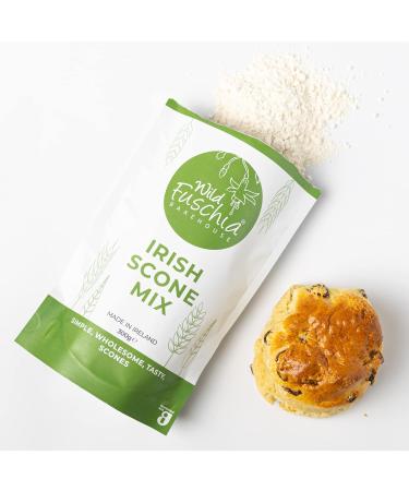 Wild Fuschia Bakehouse Irish Scone Mix - Easy-To-Make Fluffy and Crispy Scones Fresh From the Oven - Sweet or Savoury and Perfect For Tea Time - Scone Mixture Makes 6-8 Scones - Buy Online on GoSupps.com