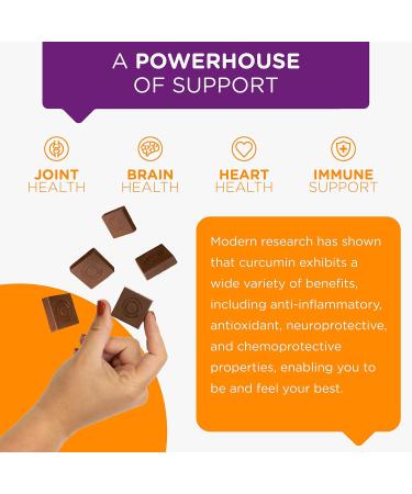 curcuminpro ChocoFusion Special Dark 2 Pack | The World's Only BioSoluble Curcumin | Made from Organic Turmeric | Vegan Allergen Free Sugar Free Keto Friendly Organic Non-GMO Chocolates - Buy Online on GoSupps.com