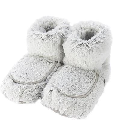 Warmies Heatable Wellness Boots | Grey Marshmallow | French Lavender Scented - Buy Online on GoSupps.com