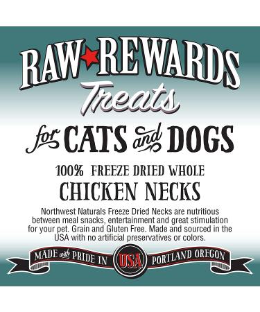 Northwest Naturals Freeze-Dried Necks  100% Natural Dog Treats  Cat Treat  Grain-Free  Gluten-Free Pet Food  4-8 Oz. Chicken 4 Ounce (Pack of 1) - Buy Online on GoSupps.com