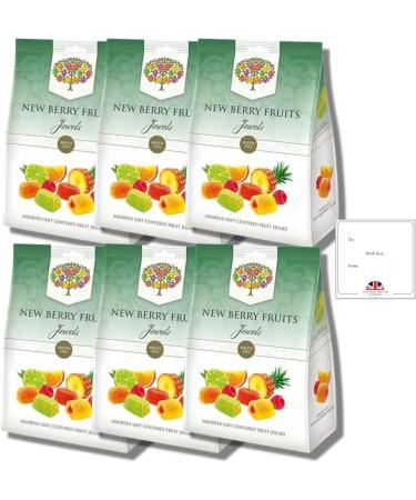 Jelly Fruits Bundle - Newberry Fruits Jewels Bag 160g 6 Packs (New Berry Fruits with Liquid Centre) bundled by The Great British Kitchen - Buy Online on GoSupps.com