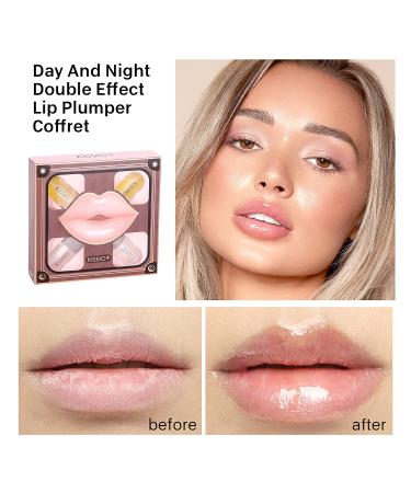 KISSIO Lip Plumper Set - Natural Lip Care Gloss for Beautiful, Moisturized Lips - 4PCS, 5.5ml Each - Buy Online on GoSupps.com