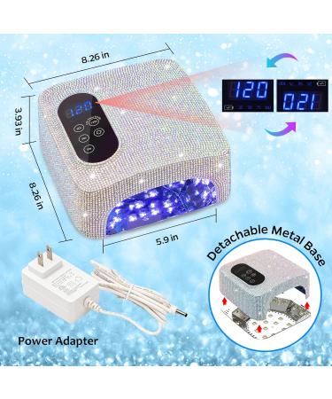 Cordless UV LED Nail Lamp COLORENE 72W Rechargeable Sparkly Nail Light Quick Curing Dryer Professional Nail Dryer Gel Polish Light with 4 Timer Setting Auto Sensor for Salon Home Nail Art Diamond - Buy Online on GoSupps.com