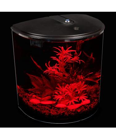 AquaView 3.5-Gallon Aquarium Starter Kit with Power Filter & LED Lighting - Ideal for Various Fish - 7 Color Selections - Buy Online on GoSupps.com