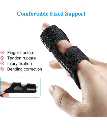 Finger Splints Trigger (2 Pack) - Brace for Straightening, Support, Tendon Release & Pain Relief - Suitable for Index, Middle, Ring Fingers - Buy Online on GoSupps.com