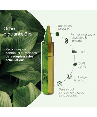 SUPERDIET - ORGANIC STITTLE - Joint flexibility - Portable format - Phytotherapy- Made in France - 20 single doses of 15 ml - Buy Online on GoSupps.com