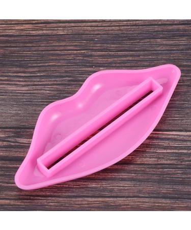 Dewedrt Home Multifunctional Bathroom Toothpaste Cream Squeezer Lip Shape (Pink and Red Random Send) - Buy Online on GoSupps.com