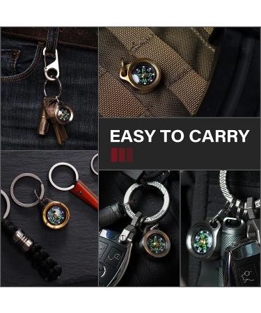 MecArmy CMP Titanium/Brass Grade Compass  Teardrop Shaped Survival Compass  Waterproof IPX5 Hiking Compass  Handheld Compass Easy to Recognize Direction - Buy Online on GoSupps.com