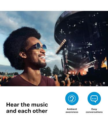 Sennheiser SoundProtex Earplugs - Reusable Hearing Protection with Interchangeable Filters | High Fidelity Sound in Black & Grey - International Shipping Available - Buy Online on GoSupps.com