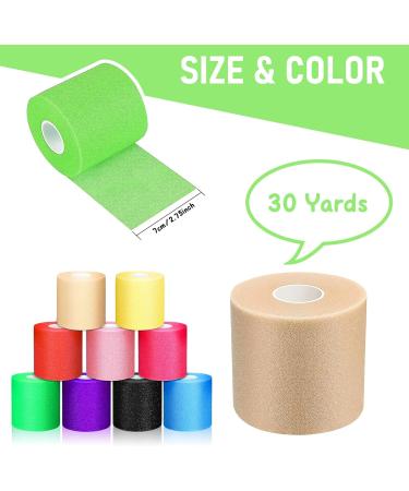 6 Rolls Foam Underwrap Bandage Sports Pre-wrap Athletic Tape Elastic Sports Non-Woven Fabric Wrap Tapes for Athletes Sports Trainers First Aid Injury Packages 2.75 x 30 Yards(6 Colors) - Buy Online on GoSupps.com