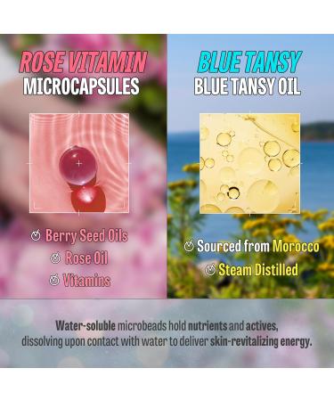 MAXCLINIC K-Beauty Rose Vitamin + Blue Tansy Oil Foam Gift Set | Daily Face Wash Oil Based Cleanser to Foam | Korean Skin Care Oil Cleanser for Dry Sensitive Skin - Buy Online on GoSupps.com