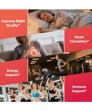 Magnesium Taurate Gummies 1000mg Complex Magnesium Taurate Glycinate Citrate Gummies -High Absorption & Sugar Free Muscle Sleep and Heart Health Support Vegan Gluten Free 60 Counts 60 Count (Pack of 1) - Buy Online on GoSupps.com
