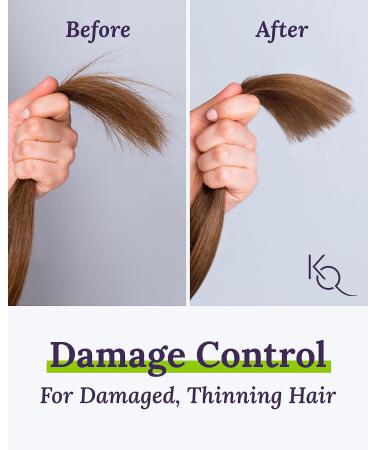 Keranique Shampoo & Conditioner Set for Damaged Hair | Anti-Breakage Keratin Deep Conditioning for Thinning & Colored Hair - Buy Online on GoSupps.com
