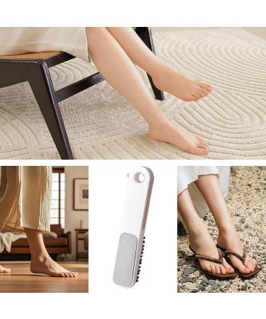Exfoliateur de pieds pour peaux mortes - Grattoir callosit s double face grattoir pour peaux mortes pour talons multi-usages | Pour ongles Doigts maison voyage Spa Soins Quotidiens Adultes Blanc - Buy Online on GoSupps.com