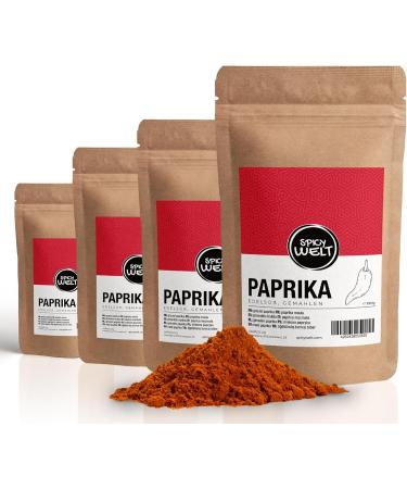 Spicy Welt Paprika Doux Moulu (1kg) Paprika en Poudre Rouge | Pour Poulet Marinade Sauce & Viande | Saveur Fruit e & Colorant Naturel | 100% Naturel Sans Additifs - Buy Online on GoSupps.com