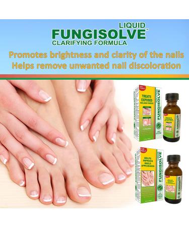 Fungisolve Nail Clarifying 1oz - Clears Keratin Debris for Nail Fungus Relief - Buy Online on GoSupps.com