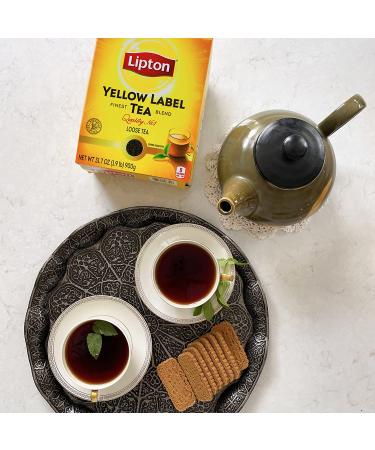 Lipton Yellow Label Tea International Blend 31.74oz - 1.9 Pound Pack | Premium Quality Tea - Buy Online on GoSupps.com