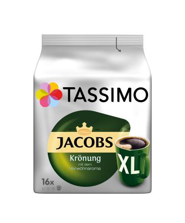Tassimo capsules Jacobs Kr nung XL 16 coffee capsules for 16 drinks 144 g (1 pack)