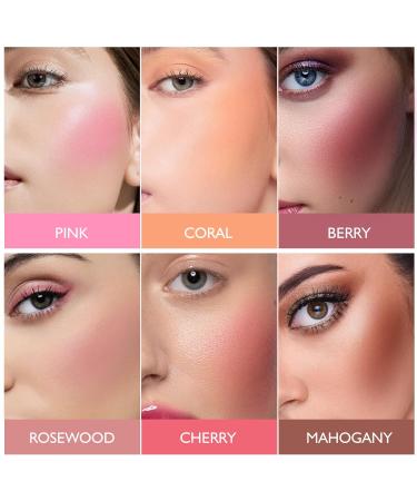 Kyda Powder Blush - Radiant Glow Face Blusher Blendable & Moisturizing Ultra Fine Texture Mahogany - International Shipping Available - Buy Online on GoSupps.com