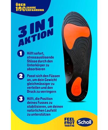 Buy Scholl In-Balance Orthopedic Insoles for Lower Back Pain Relief | Foot Health Size 37-39.5 Neutral S - International Shipping Available - Buy Online on GoSupps.com