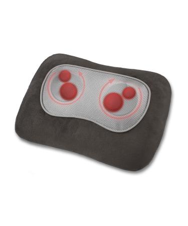 Medisana MC 840 Shiatsu Massage pillow massage device with heat function ideal for neck shoulder back & legs including red light function and remote control 4 rotating massage heads flat design - Buy Online on GoSupps.com