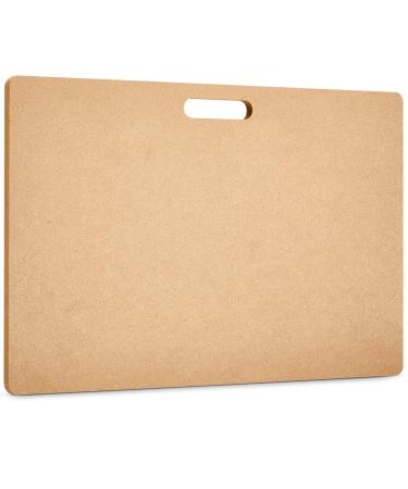 Portable Clay Wedging Board Clay Board with Built in Handle Wooden Mat Mud Board for Clay Crafts Arts Making, 12 x 18 Inch (1 Piece)