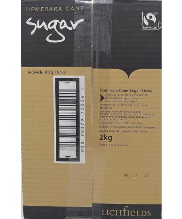 500 Demerara Sugar Stick Sachets - Convenient and Portable Sweetener - Buy Online on GoSupps.com